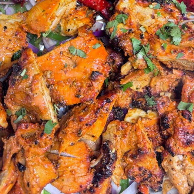 Achari Chicken Tikka.